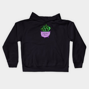 Witches Brew Doodle, made by EndlessEmporium Kids Hoodie